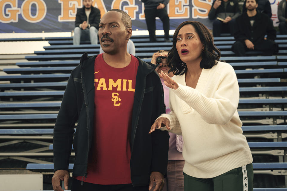 Tracee Ellis Ross as Carol with husband Chris