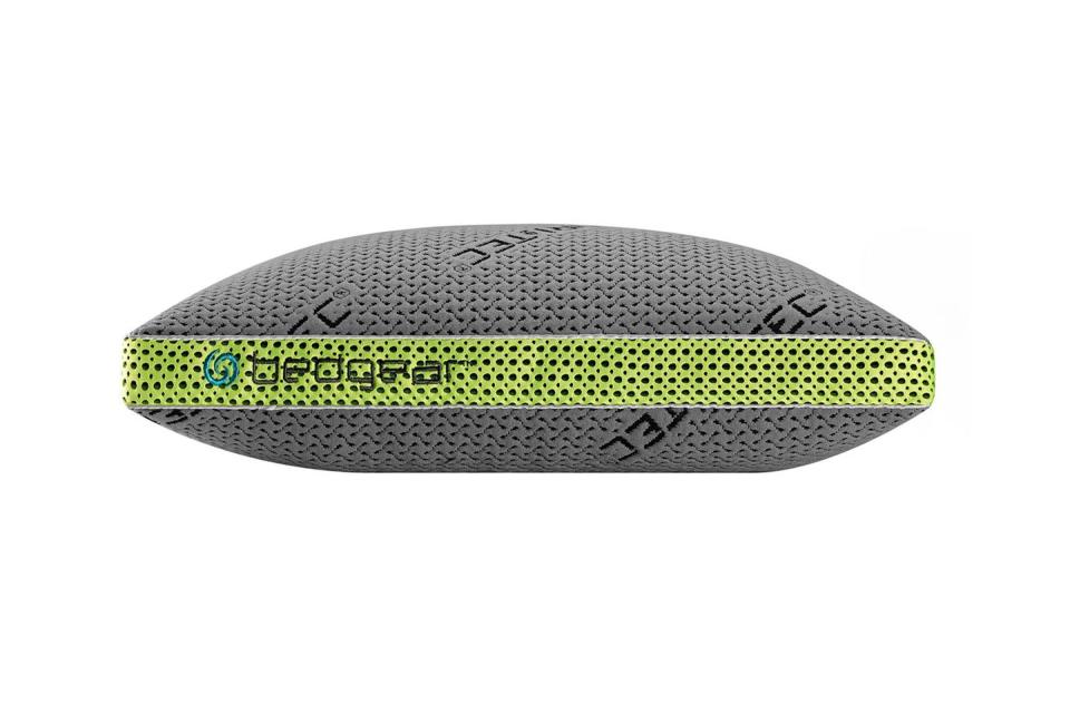 <p>$80</p><p><a rel="nofollow noopener" href="https://www.target.com/p/bg-x-multi-position-performance-pillow-standard-gray-bedgear/-/A-53062054" target="_blank" data-ylk="slk:SHOP NOW;elm:context_link;itc:0;sec:content-canvas" class="link ">SHOP NOW</a></p><p>Make up for all those sleepless nights you caused back in your wilder days and give him the best sleep of his life.</p><p><strong>RELATED: </strong><a rel="nofollow noopener" href="https://www.redbookmag.com/life/friends-family/g19504837/best-new-dad-gift-ideas/" target="_blank" data-ylk="slk:Gifts for New Dads That They'll Actually Use;elm:context_link;itc:0;sec:content-canvas" class="link ">Gifts for New Dads That They'll Actually Use</a></p>