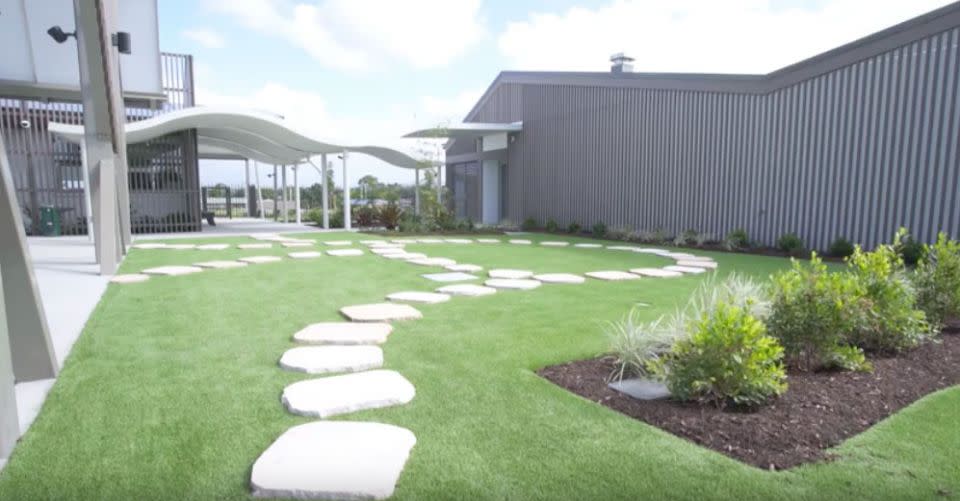 The school's custom-designed garden area. Source: Supplied