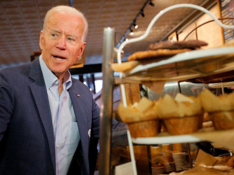 A new poll has some good news for Joe Biden that sets him apart from the 2020 Democratic field yet again: He’s the only candidate who leads Donald Trump in a hypothetical match-up outside the margin of error.Mr Biden, who leads the Democratic field in virtually every poll by 10 or more points, has solidified his position as the front-runner to take on Mr Trump, and it appears he could easily take on the president in 2020, according to the new poll from Fox News.According to that poll, Mr Biden leads Mr Trump in a hypothetical match up among registered voters by 11 points, receiving 49 per cent of the vote compared to 38 per cent for Mr Trump.Of course, other candidates fare well against Mr Trump as well, just not at that level.Bernie Sanders, for instance, leads Mr Trump by 5 points, while Elizabeth Warren leads by 2 points. Kamala Harris ties with Mr Trump, and Pete Buttigieg finds himself just one point behind.In the match ups between Democrats, Mr Biden leads the way with 39 per cent support, while 17 per cent goes to Mr Sanders, 9 per cent goes to Ms Warren, 6 per cent to Mr Buttigieg, and 5 per cent to Ms Harris. In addition, Beto O’Rourke attracted 4 per cent support, and Cory Booker got 3 per cent.The Fox news poll was conducted between 11 May and 14 May, and the survey contacted 1,008 registered American voters by home. The margin of error was 3 per cent.