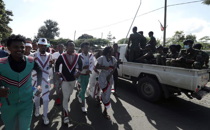 Festival of Oromo people in Bishoftu