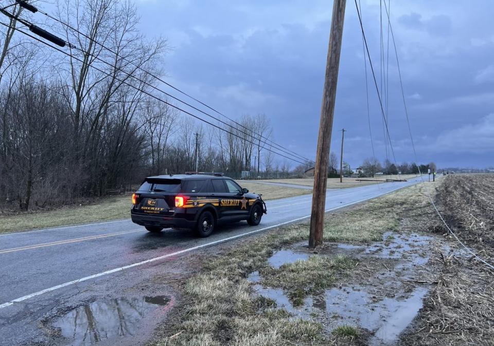 Mitchell Road damage (Springfield Township.)