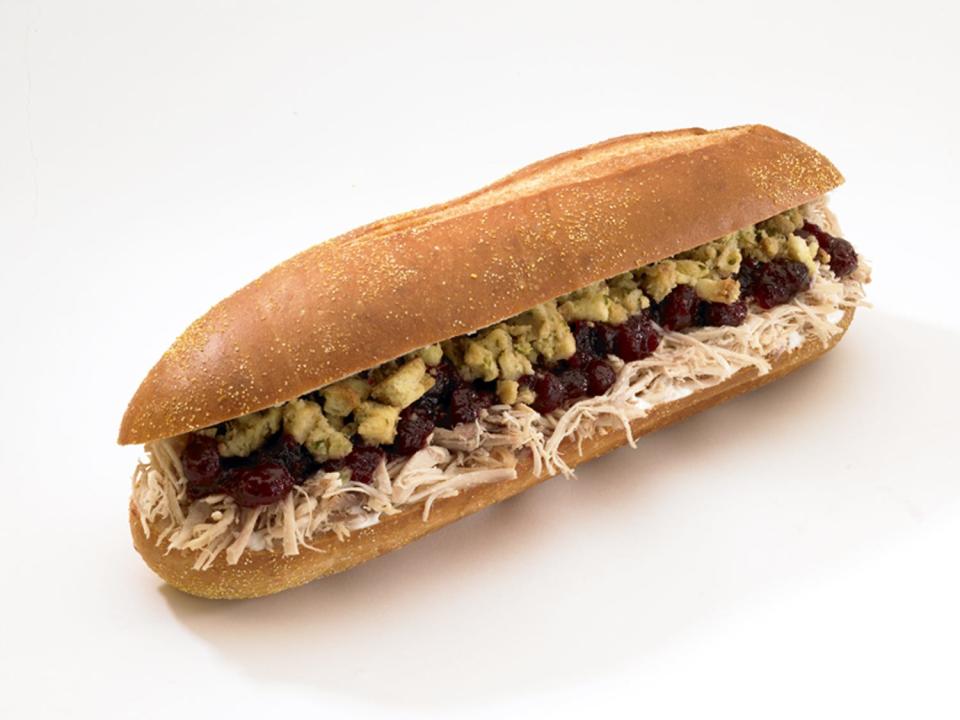 Capriotti's, the sandwich chain founded in Delaware, counts the Bobbie, a.k.a., Thanksgiving on a roll, as its most famous sandwich.