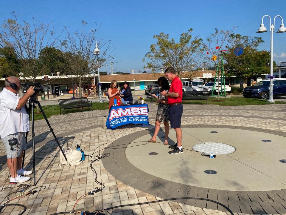 AMSE featured at the WBIR TV 10’s Hometown Spotlight in Jackson Square.