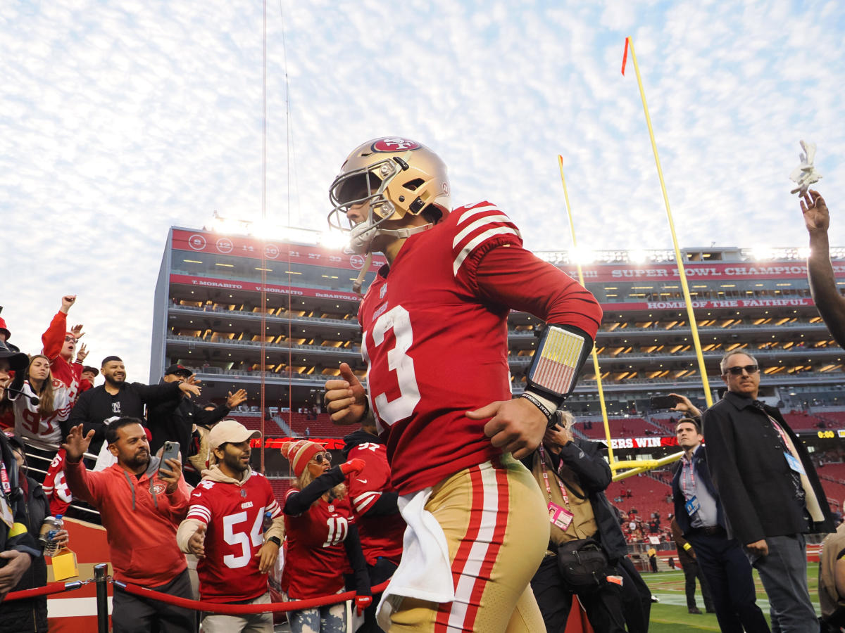 49ers QB Brock Purdy (oblique/rib) questionable for 'TNF' vs. Seahawks