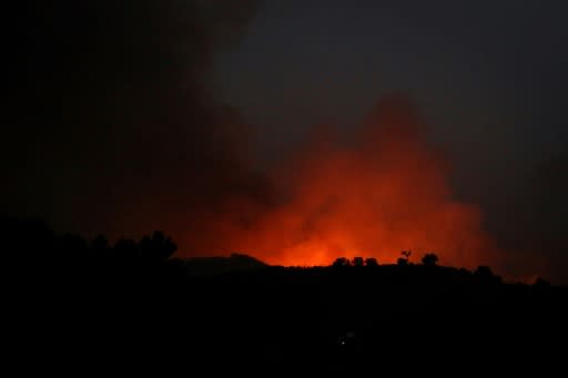 Wildfires are closing in on the Portuguese Algarve town of Monchique