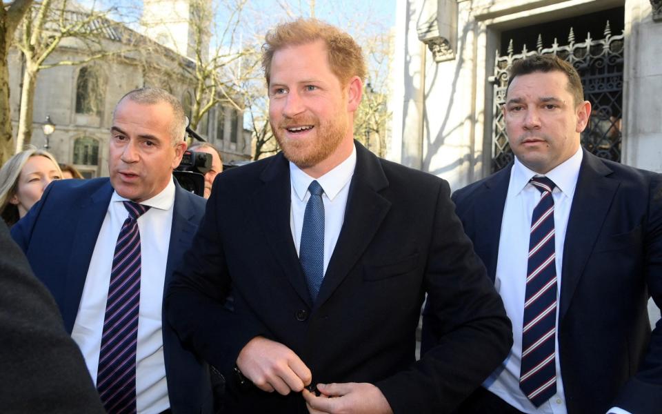 The Duke of Sussex arrives at the High Court in London - REUTERS/Toby Melville