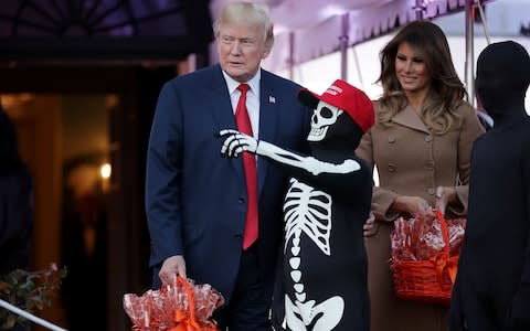 President Trump And First Lady Host Halloween At The White House - Credit: Getty