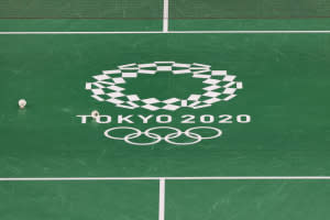 The Tokyo Olympics logo.