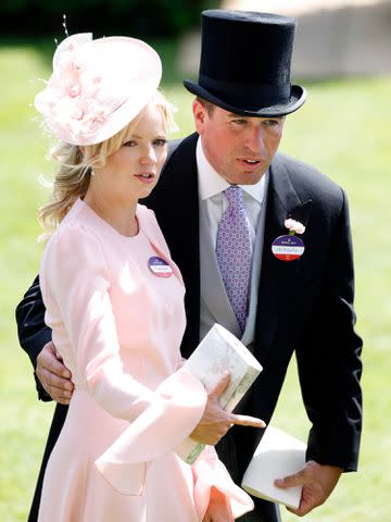 <p>Max Mumby/Indigo/Getty</p> Peter Phillips and Lindsay Wallace at the Royal Ascot in June 2022