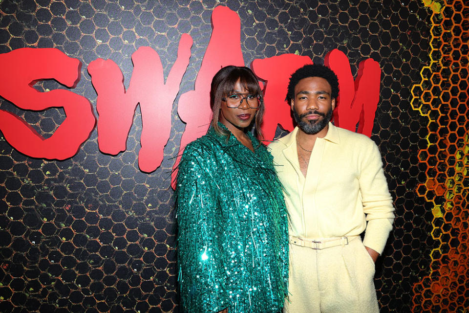 Janine Nabers and Donald Glover