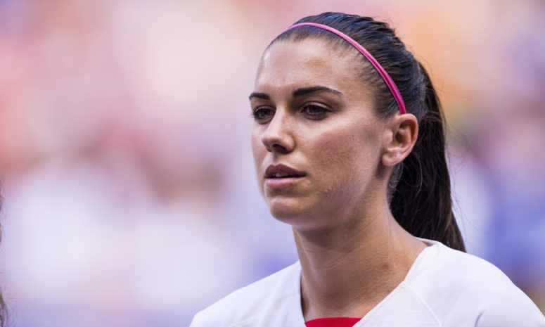 Alex Morgan during the 2019 Women's World Cup final vs. Netherlands.