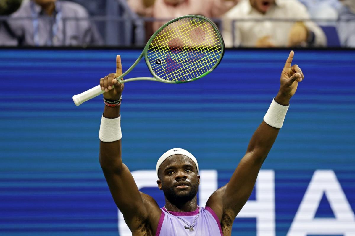 Frances Tiafoe earns third straight US Open quarterfinal berth, beats Popyrin in four sets