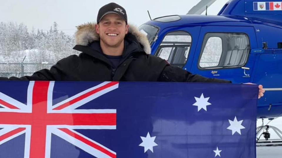 Tributes have flooded social media remembering Australian helicopter pilot Thomas Firth who died fighting wild fires in Canada. Picture. Facebook