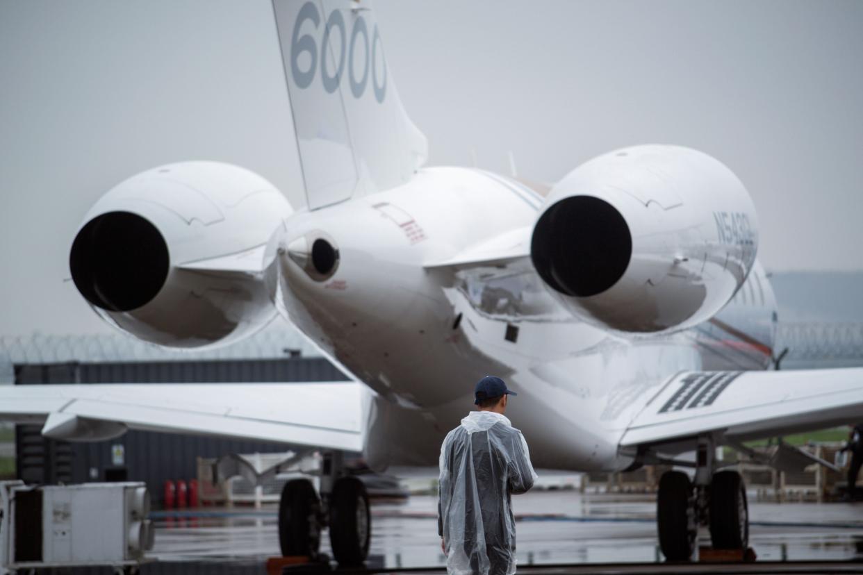 <p>Hackers share details of Canadian military spy plane</p> (JOHANNES EISELE/AFP via Getty Images)