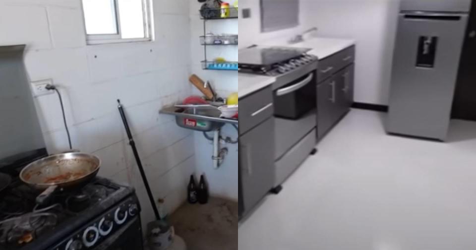 La asombrosa remodelación de una casa del Infonavit con 14 mil pesos