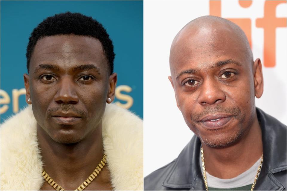 Jerrod Carmichael (left) and Dave Chappelle (Getty Images)