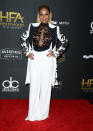 <p>Blige served up a look in a Zuhair Murad ensemble, before receiving an award for Hollywood Breakout Performance Actress Award. (Photo: Getty Images) </p>