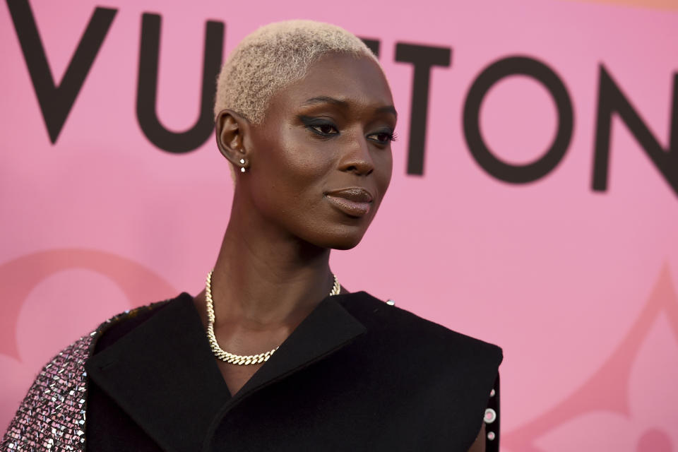 Jodie Turner-Smith arrives at the unveiling of Louis Vuitton X - Louis Vuitton in Collaboration on Thursday, June 27, 2019, in Beverly Hills, Calif. (Photo by Jordan Strauss/Invision/AP)