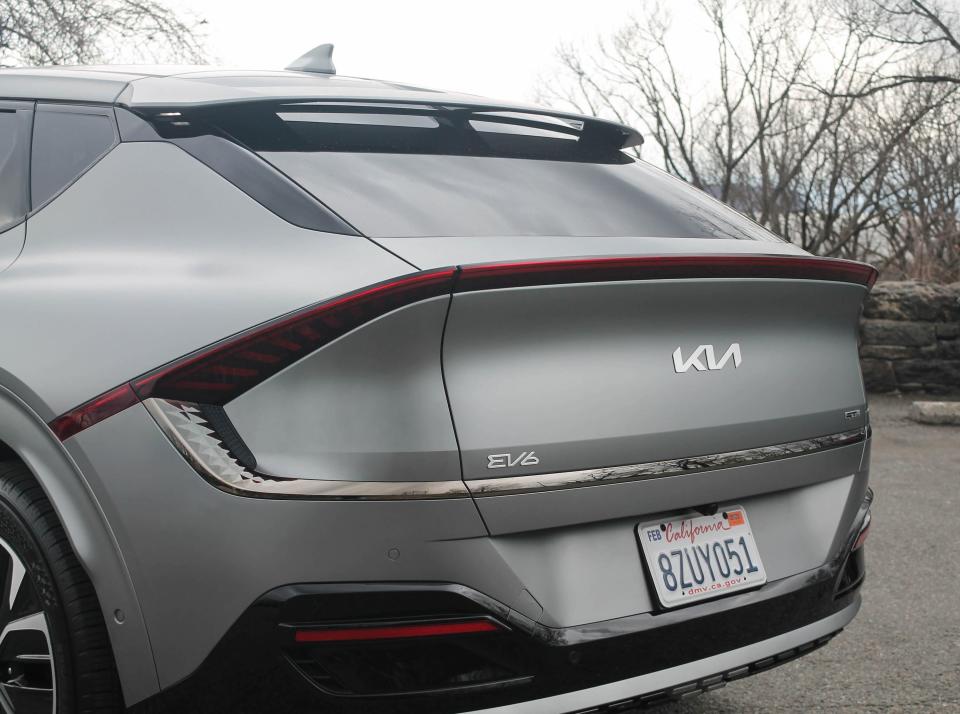 The 2022 Kia EV6 GT-Line.