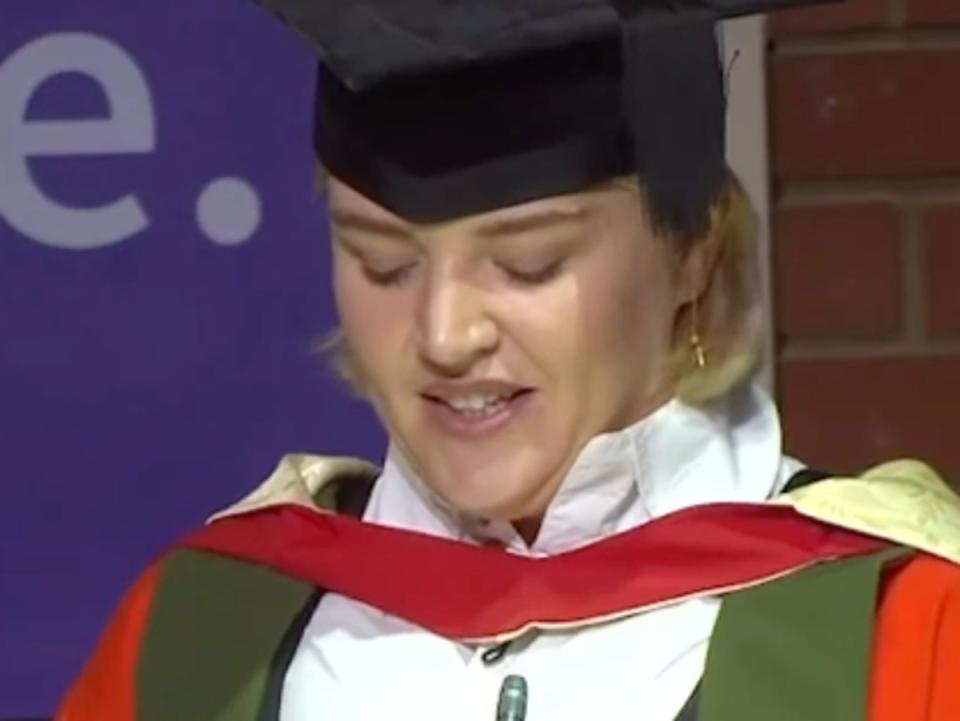 Self Esteem receives honorary doctorate from University of Sheffield (Instagram)