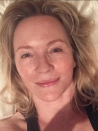 <p>Rebecca Gibney is glowing in this make-up free selfie.</p>