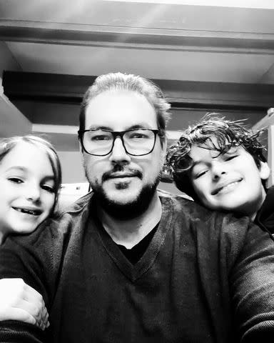 <p>Tyler Christopher/ Instagram</p> Tyler Christopher with his daughter Boheme and son Greyson