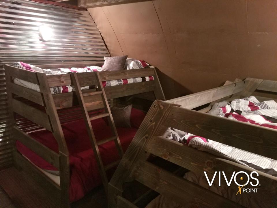 A Vivos bunk room