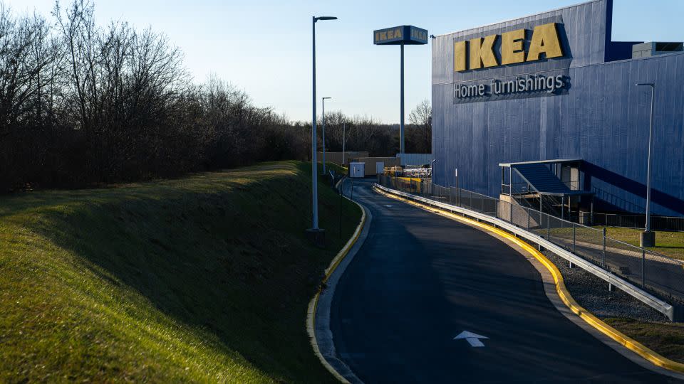 Ikea has warned of shipment delays and potential shortages of certain products due to disruption in the Red Sea. - Nathan Howard/Bloomberg/Getty Images