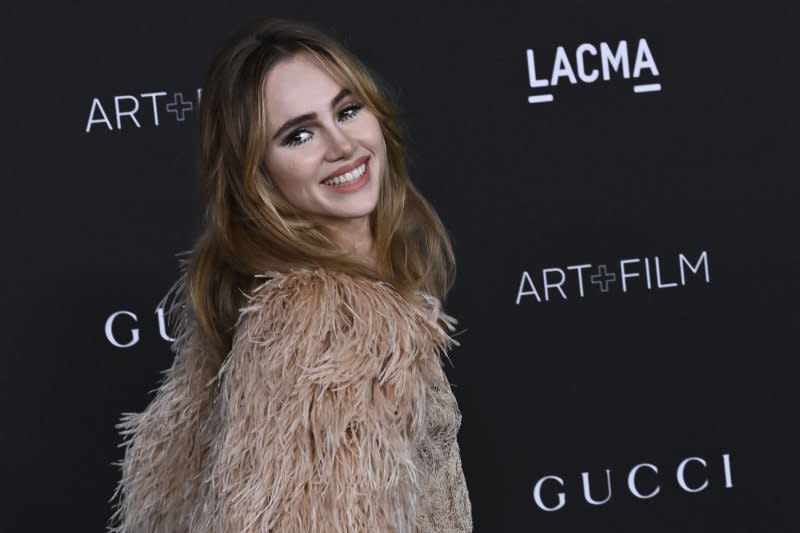 Suki Waterhouse attends the LACMA Art+Film gala in 2021. File Photo by Jim Ruymen/UPI