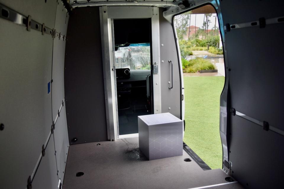 2024 Mercedes-Benz eSprinter cargo area interior view