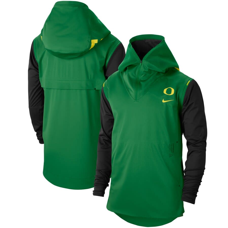 Oregon Pregame Quarter-Zip Pullover Jacket