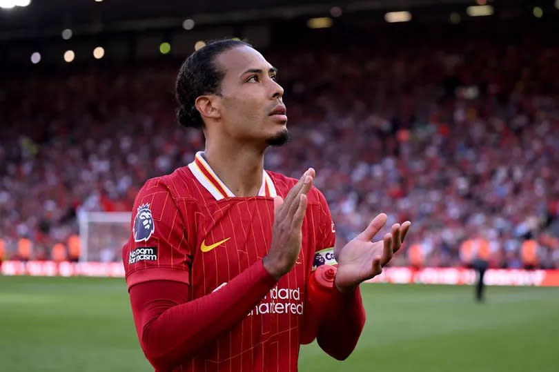 Liverpool captain Virgil van Dijk.