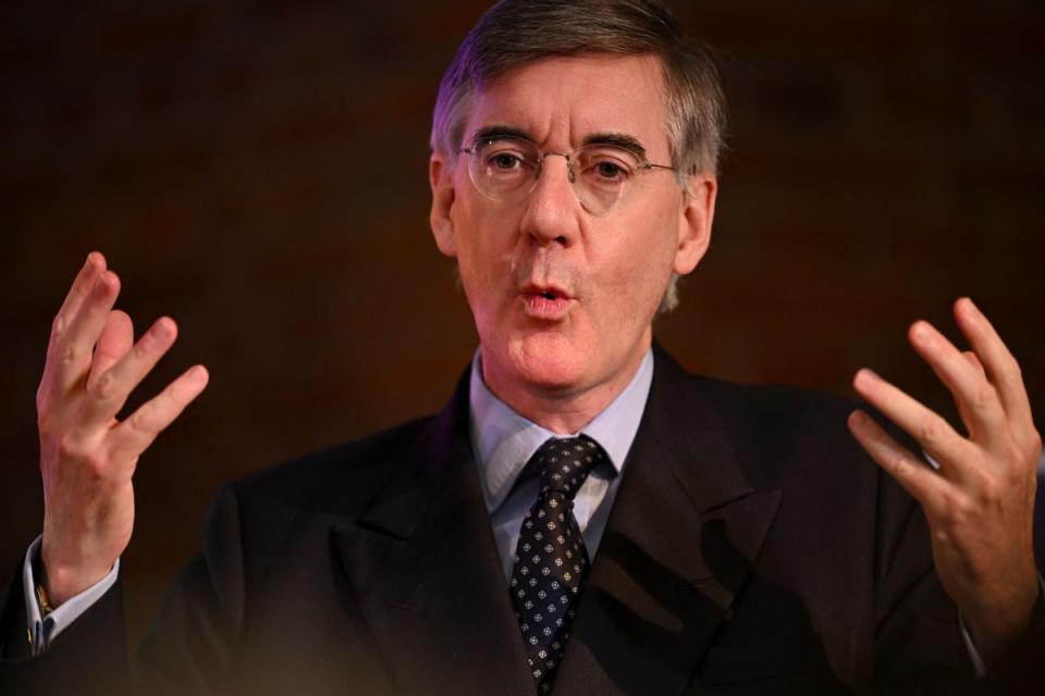 Former Brexit minister Jacob Rees-Mogg declared the age of the “Davos man” was over (Getty Images)