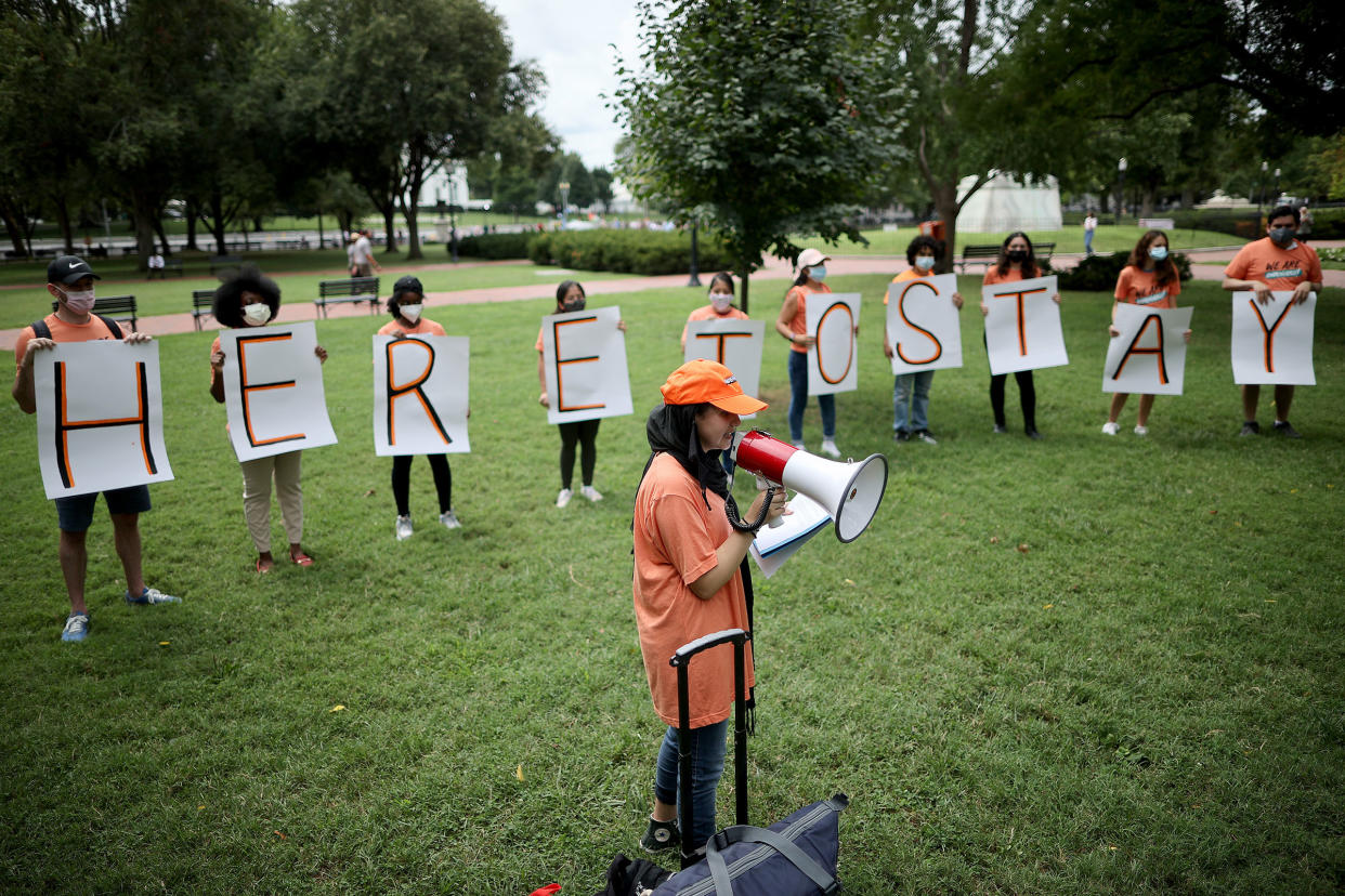 Activists Demand Citizenship For All Undocumented Immigrants During Rally Outside White House