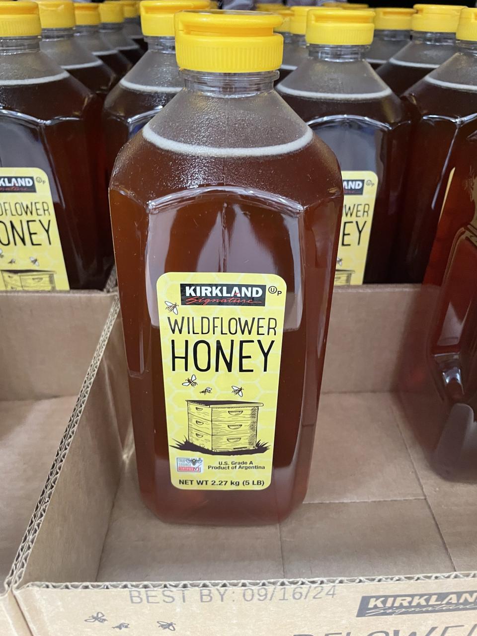 bottle of honey