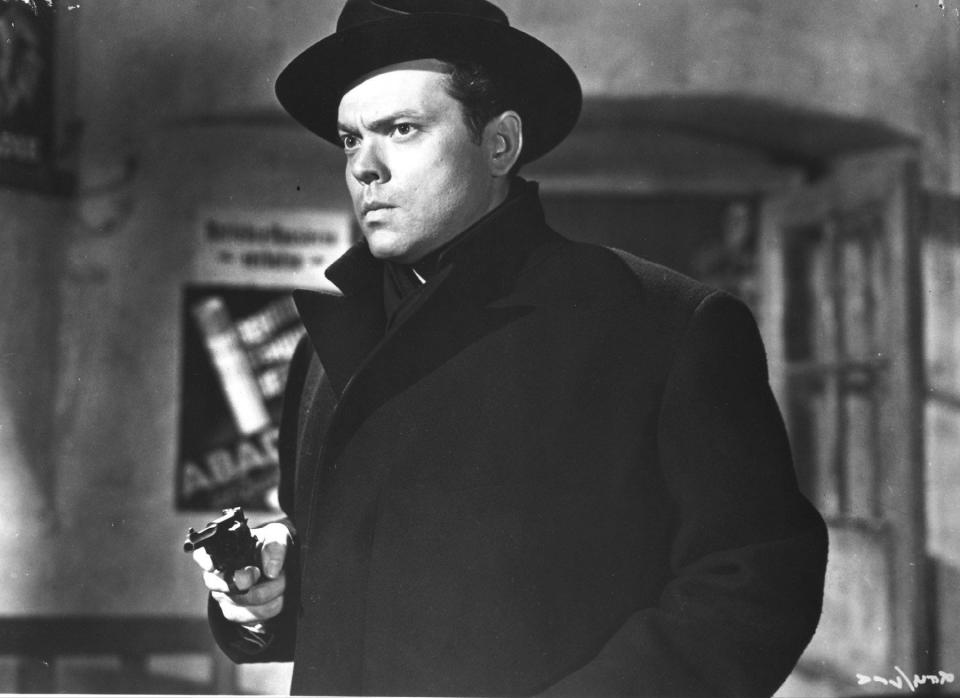 Orson Welles is Harry Lime in the 1949 noir classic "The Third Man."