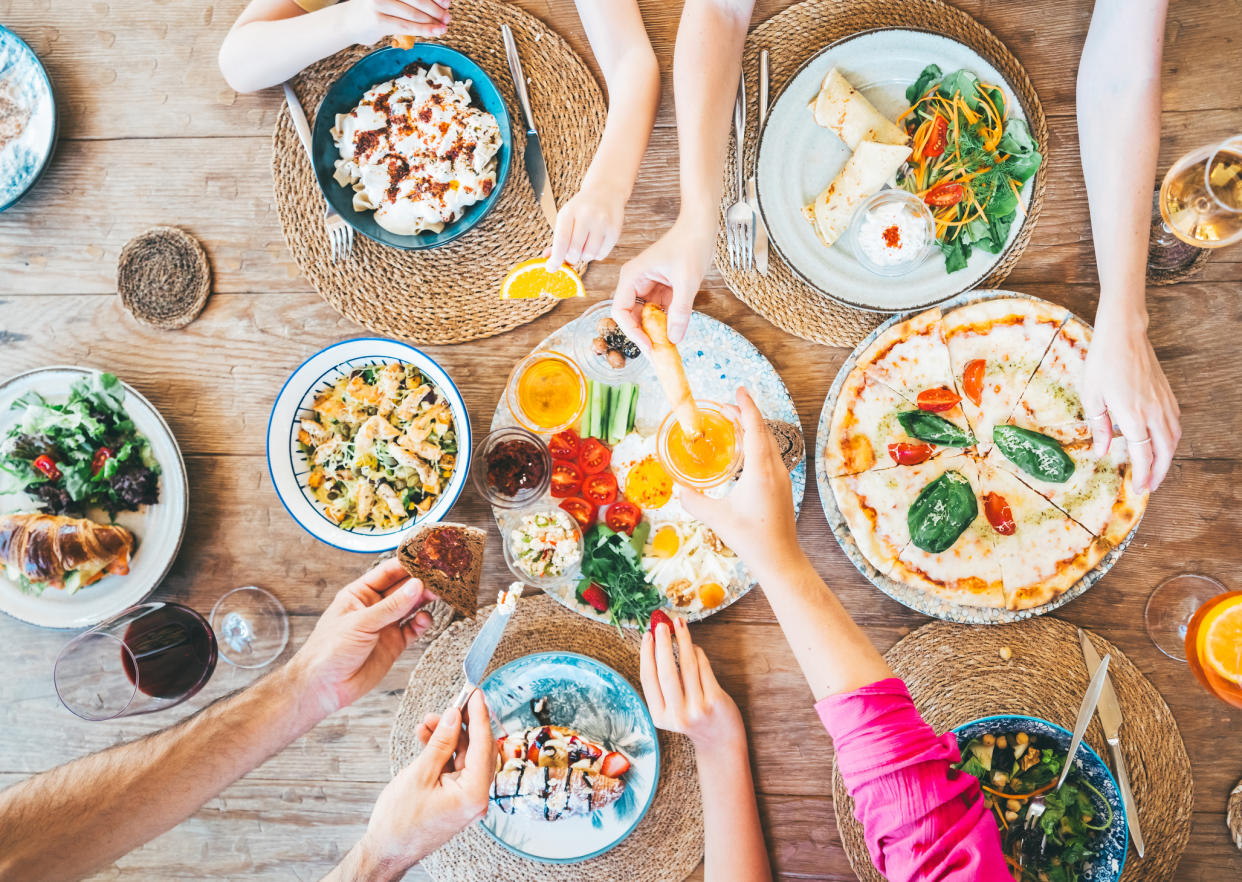 Brits are opting for a more mezze style of eating. (Getty Images)