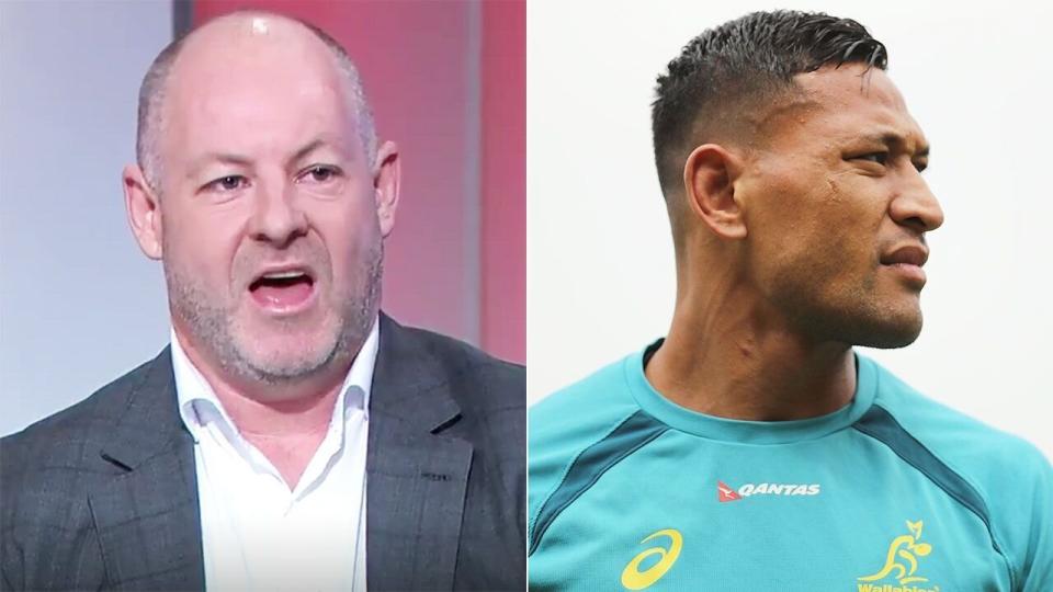 Andrew Webster blasted Folau. Image: WWOS/Getty