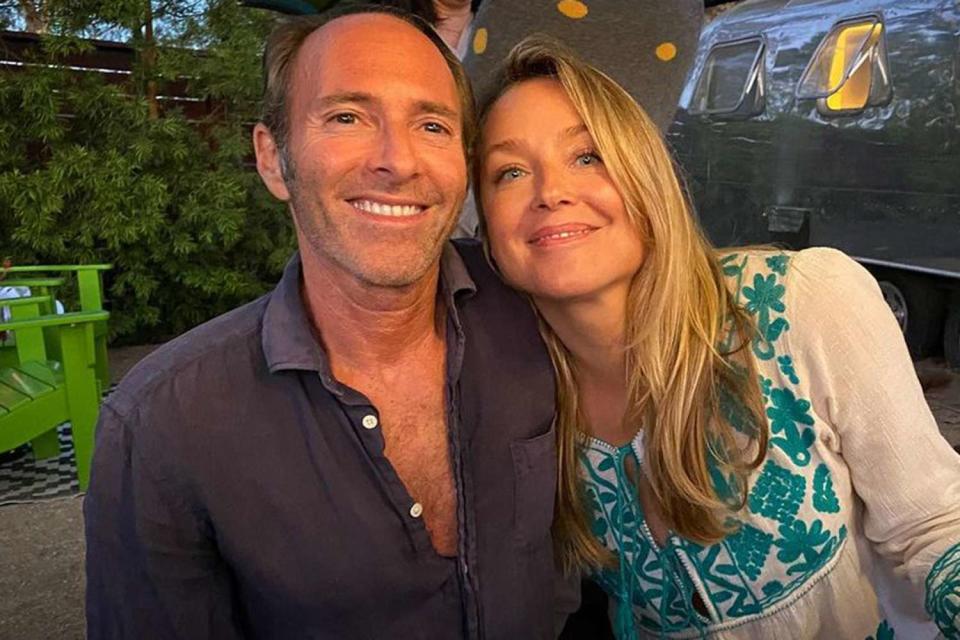 Elisabeth Rohm/Instagram (L) Peter Glatzer and Elisabeth Rohm