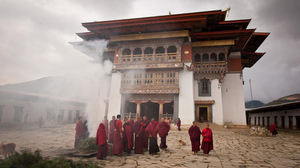 A temple in Bhutan