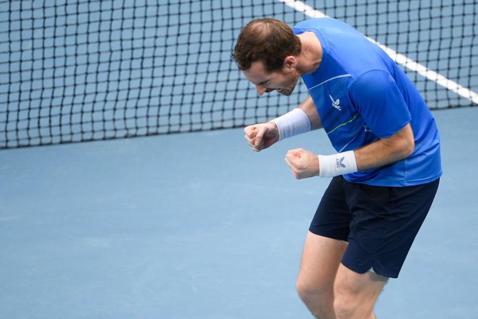 Andy Murray battled his way into the second round in Melbourne (Andy Brownbill/PA) (AP)