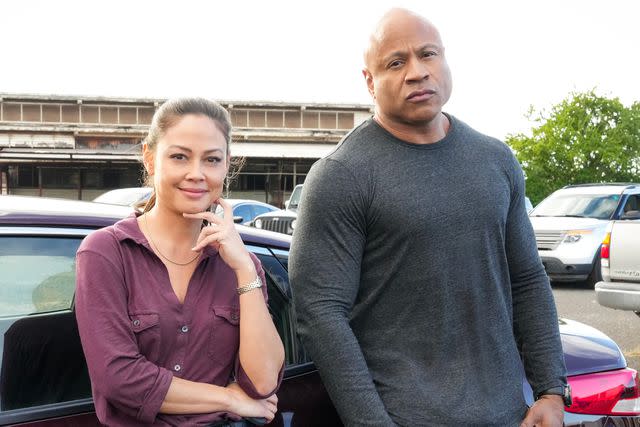 <p>Karen Neal/CBS via Getty</p> Vanessa Lachey and LL Cool J on 'NCIS: Hawai'i'