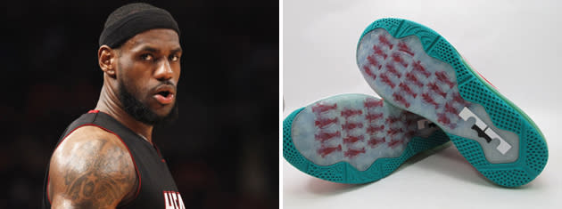 LeBron James' trainers have not gone down well