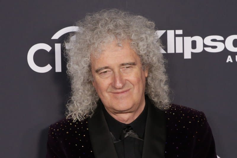 Brian May arrives on the red carpet at the 34th annual Rock and Roll Hall of Fame induction ceremonies at Barclays Center in New York City on March 29, 2019. The Queen guitarist turns 75 on July 19. File Photo by John Angelillo/UPI