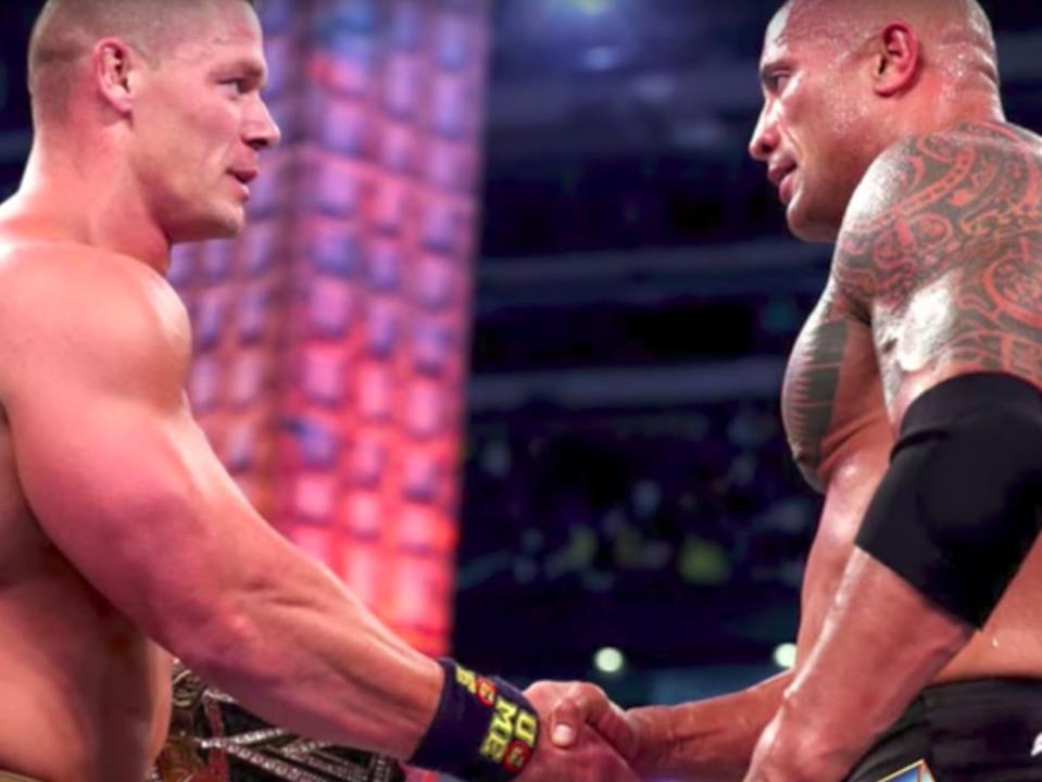 John Cena and The Rock