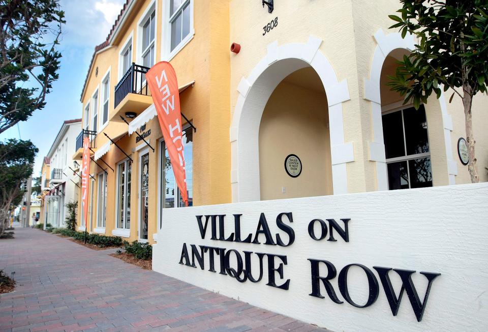 The Villas on Antique Row were built on land that once housed a Goodwill store.