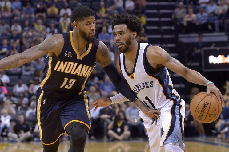 Mike Conley added to Paul George and the Pacers’ pain. (AP)