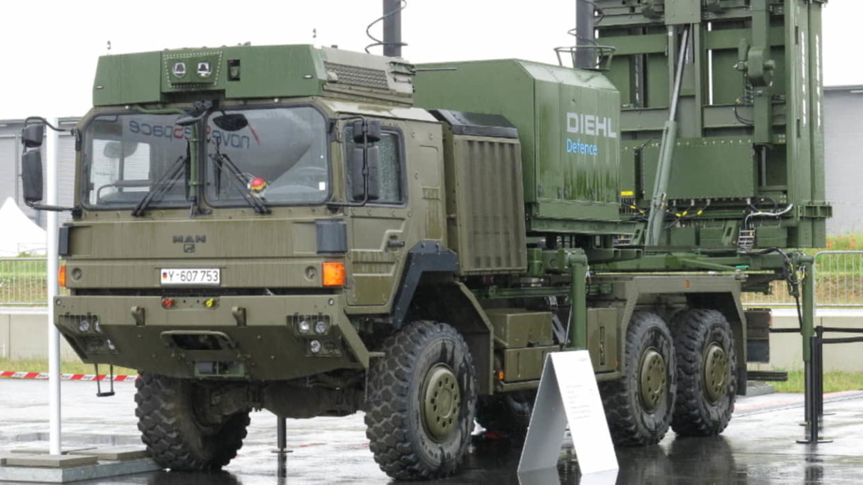 IRIS-T SLM air defence system.