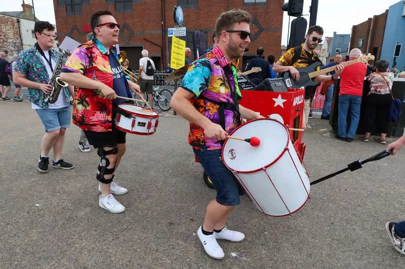 Entertainment at last year's British Cycling Championship